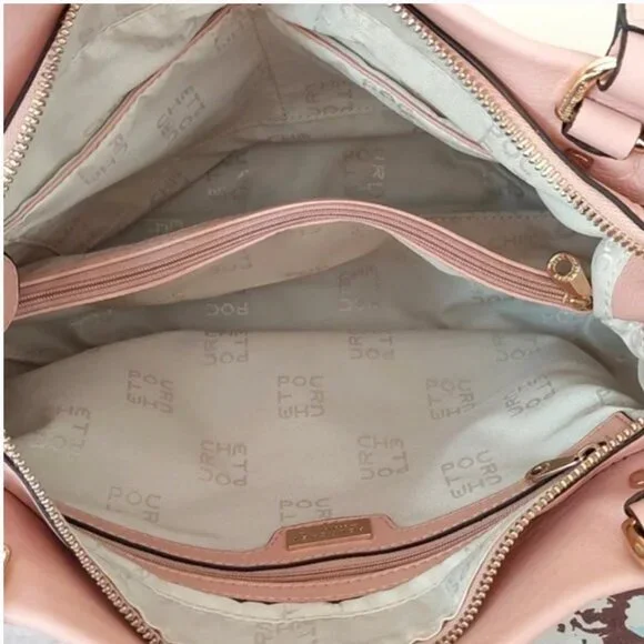 Maison Pourchet Powder Pink Buttery Soft Leather Bag Made in France Like New! 😍 - Picture 13 of 15
